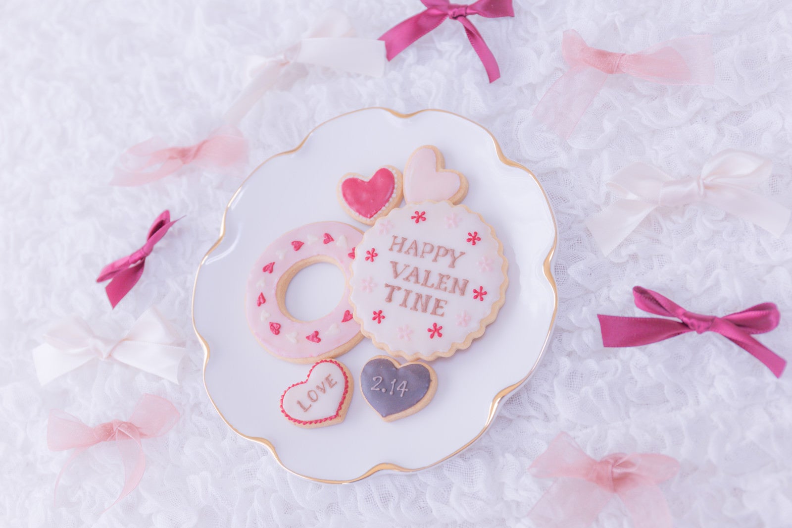 「2.14 バレンタインデーのクッキー」の写真