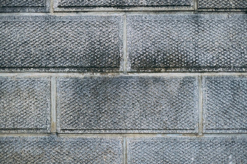 表面に模様のあるブロック塀のテクスチャーの写真