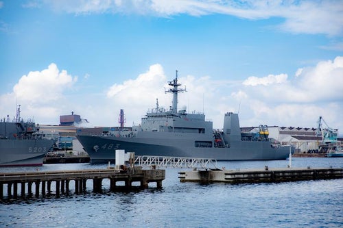 呉基地と広島の海上自衛の写真