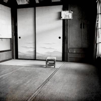 昭和時代の和室 白黒写真で見る日本の歴史の写真