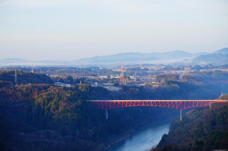 Bridge Over the Valley and the Landscape