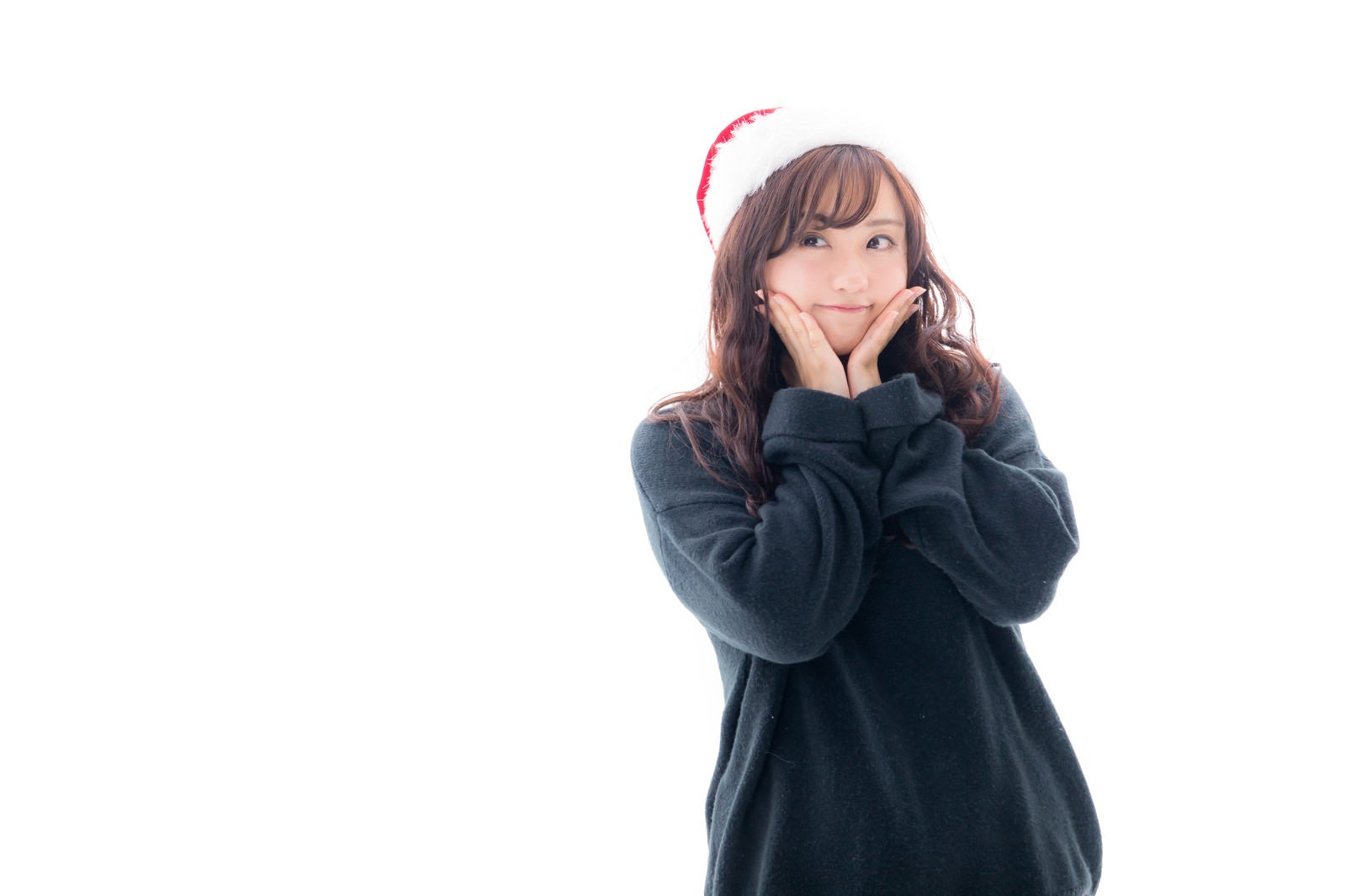 「クリスマスが待ちきれない女子」の写真［モデル：河村友歌］