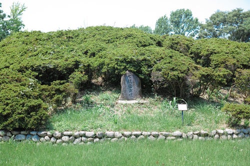 小さめなサイズの墳墓（七観音古墳）の写真