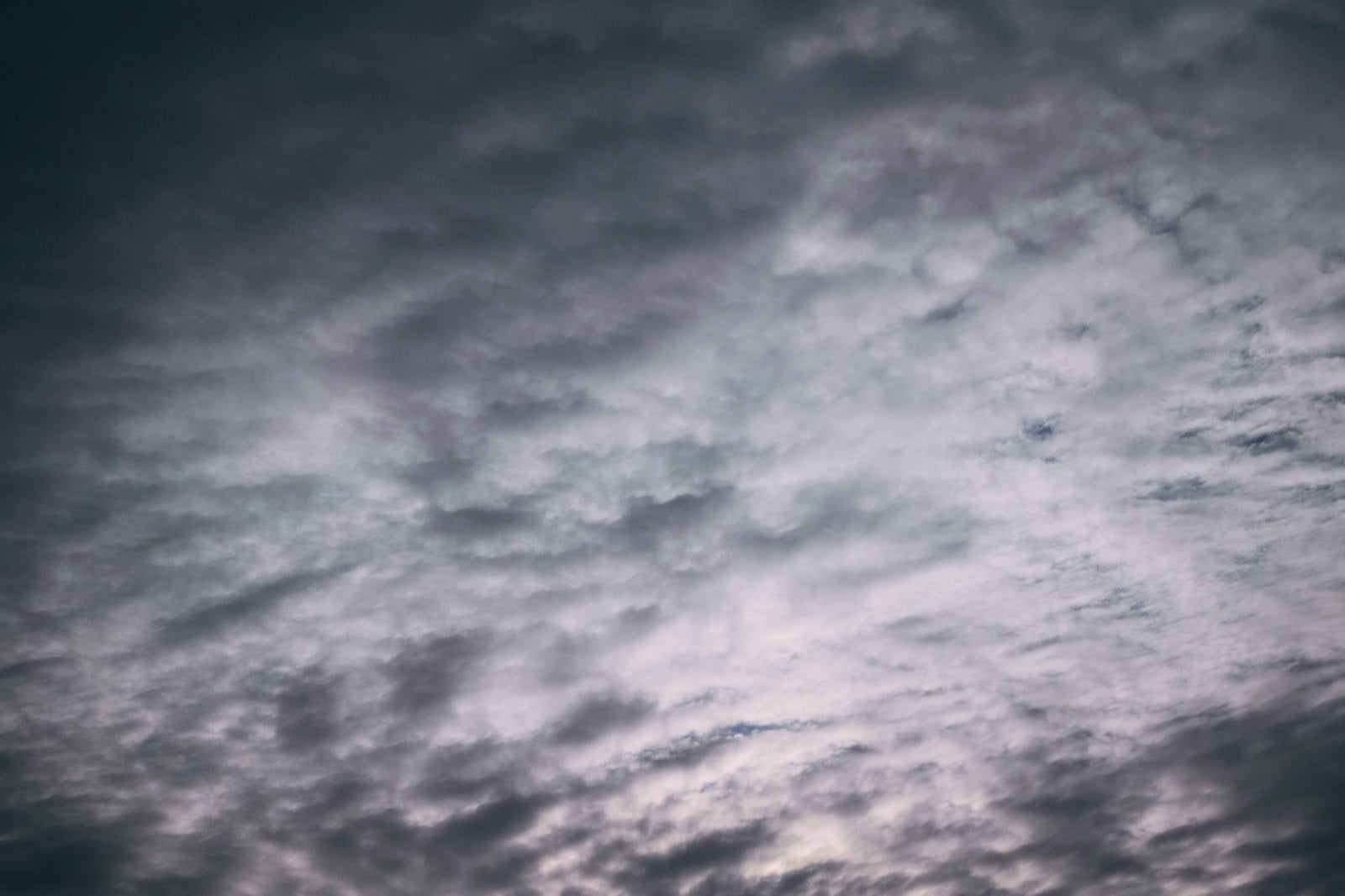 「雲に覆い隠された空」の写真