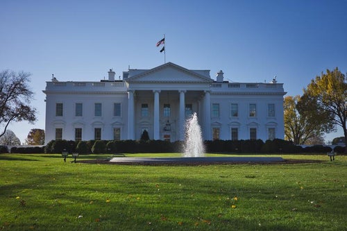 ワシントンD.C.のホワイトハウスの写真