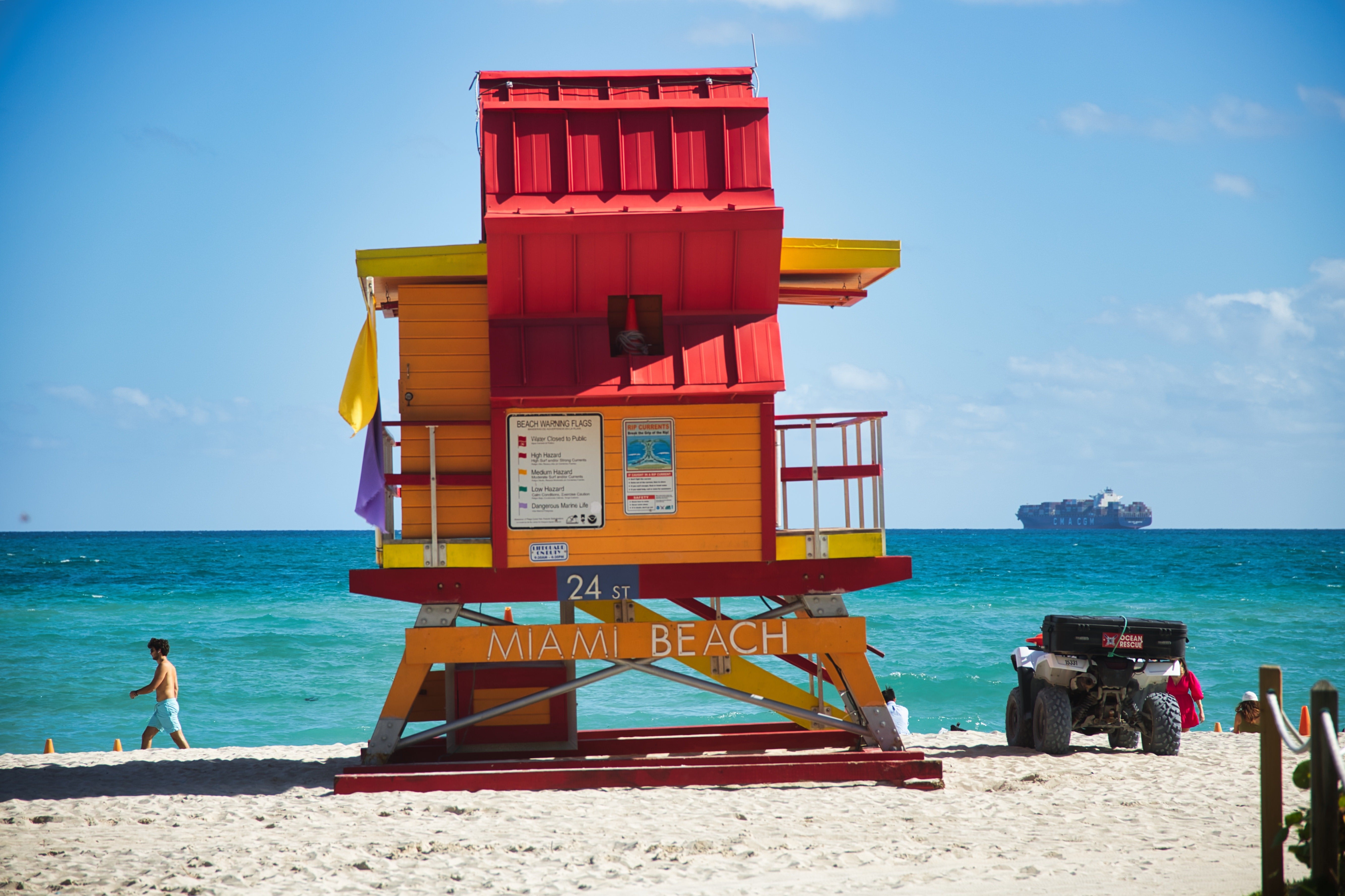 マイアミビーチの鮮やかな建物の無料の写真素材 - ID.87144｜フリー