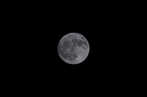 満月の夜の写真