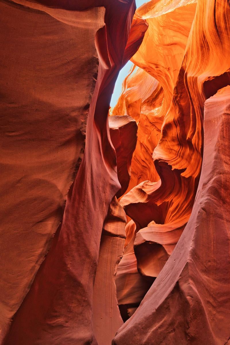 Smooth Sandstone Curves of Antelope Canyon - free stock photo