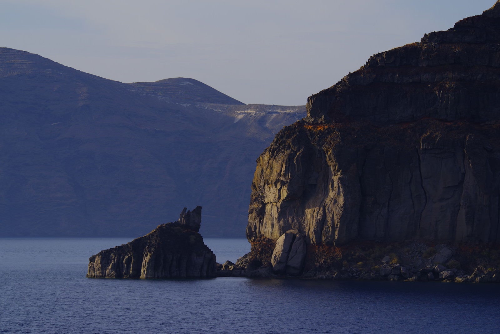「カンガルーに見える切り立った崖（イタリア）」の写真