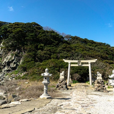 海の神様の島と呼ばれる雄島の入り口の写真